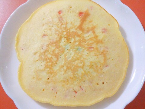 ミックスベジタブルとチーズ入り☆ホットケーキ